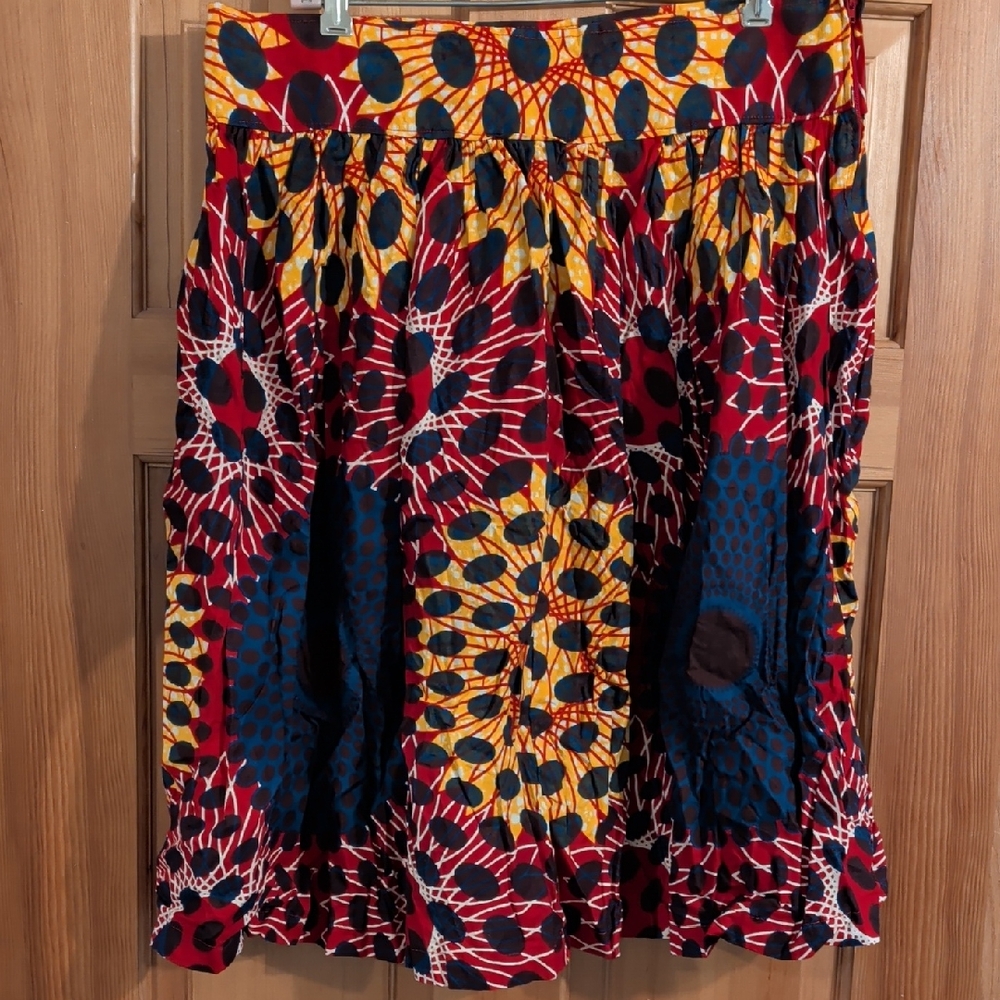 Chez Kevito Vibrant Multicolor Women's Skirt